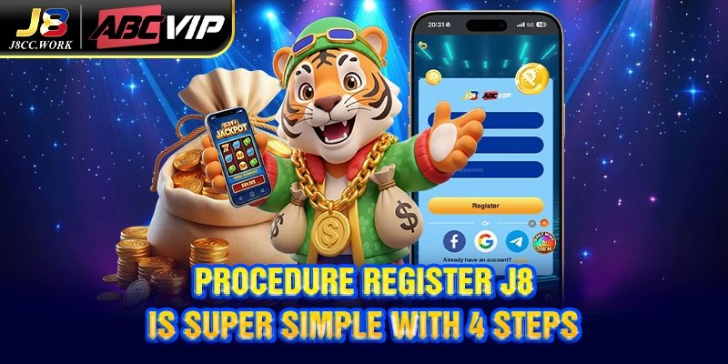 Register J8 3 Procedure register J8 is super simple with 4 steps